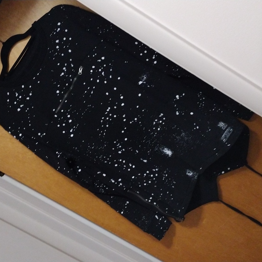 SQUARE ZERO AMAZING BLACK DETAILED SWEAT SHIRT SZ XL